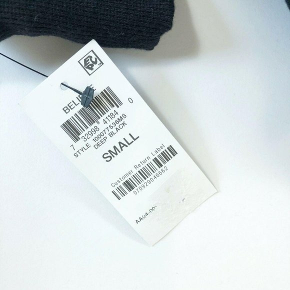 Ideology Snap Front Wrap Sweatshirt M Black Long - Picture 4 of 10